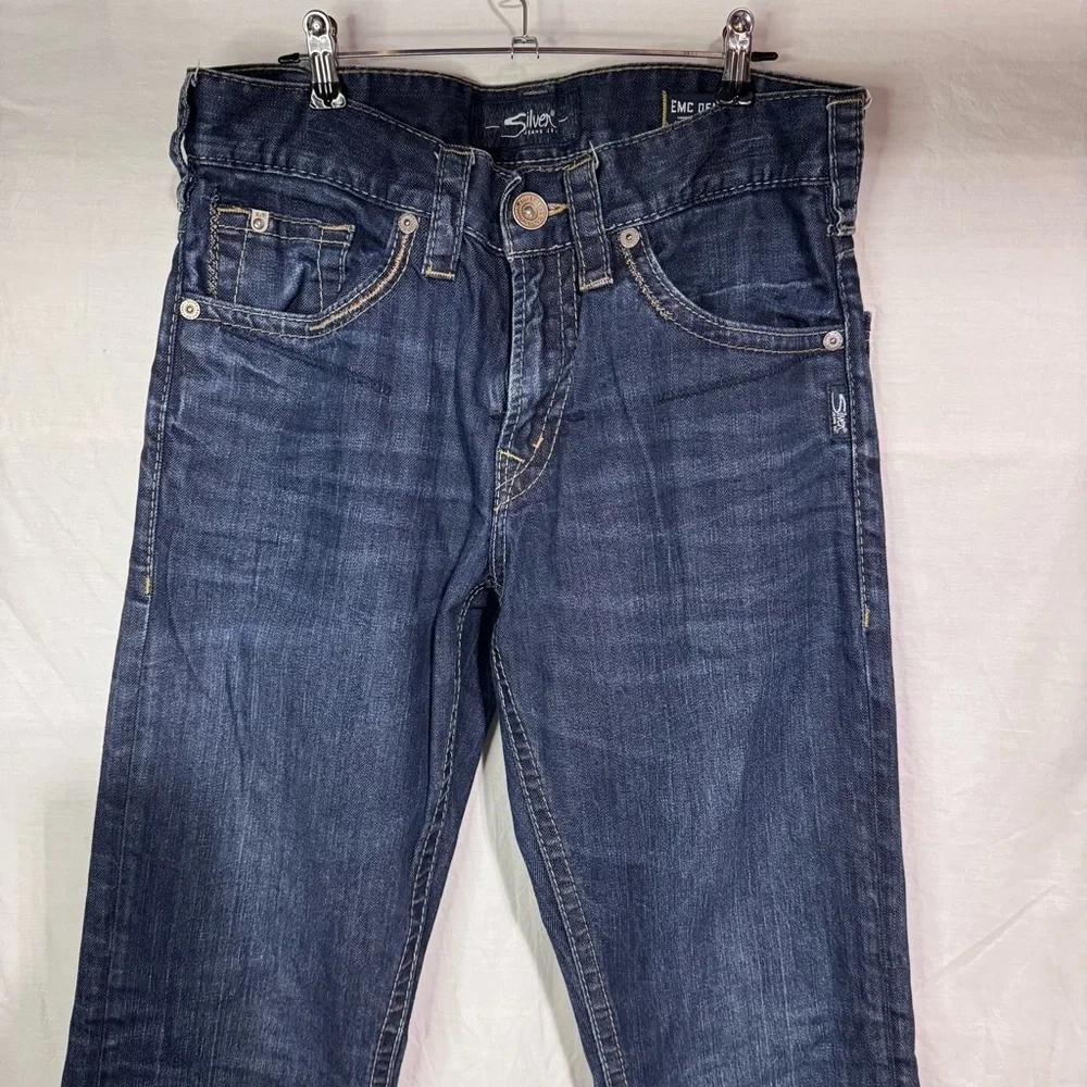 Silver Jeans Eddie dark wash relaxed fit jeans Size 31x34